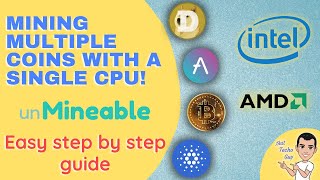 Mining Multiple coins with a single CPU on unMineable  Easy Step by Step Guide [upl. by Ynot]