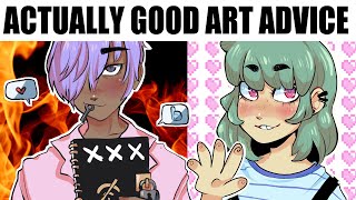 ART ADVICE THAT ACTUALLY HELPS [upl. by Eisset]