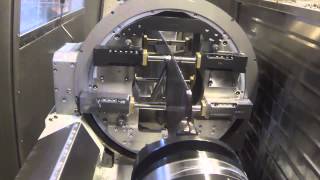 Efficient machining of XXL blades on Starrag LX 451 [upl. by Susumu491]