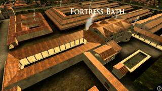 Animation of ancient Roman Fort in Caerleon Wales [upl. by Llieno467]