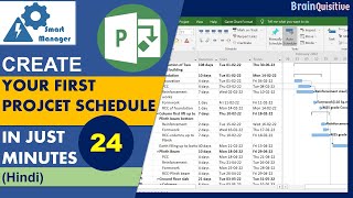 Create your first Microsoft Project schedule in just 24 minutes [upl. by Rossy]