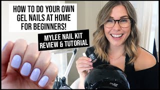 Mylee Gel Nail Kit Tutorial for Beginners  How to do Gel Nails at Home Step by Step  xameliax [upl. by Nowd756]