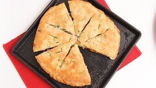 Stuffed Focaccia Bread Recipe  Laura Vitale  Laura in the Kitchen Episode 783 [upl. by Ardnaid623]