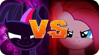 Nightmare Twilight Sparkle VS Pinkamena Diane Pie [upl. by Edy908]