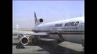 TWA L1011 takeoff flight amp landing STL  PHX 1991 [upl. by Effy592]