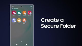 Secure Folder How to keep your documents secure  Samsung [upl. by Shwalb]