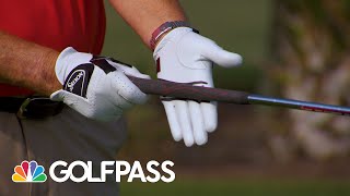 How to Properly Grip Your Golf Club  GOLFPASS  Golf Channel [upl. by Garibold]