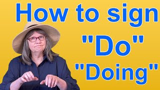 How To Sign DO DOING  ASL Word Of The Day  Word 2 [upl. by Caryl]