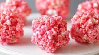 How to Make Popcorn Balls  Easy Homemade Popcorn Ball Recipe [upl. by Trotter]