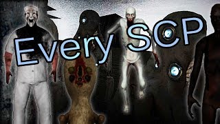 Every SCP in SCP Containment Breach v137 [upl. by Quiteri362]