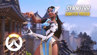 Symmetra Gameplay Preview  Overwatch  1080p HD 60 FPS [upl. by Ladnyk629]