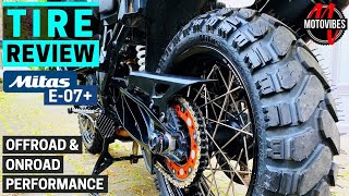 MITAS E07 TIRE REVIEW  OFFROAD amp ONROAD  KTM 1290 Super Adventure S [upl. by Alema356]