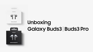 Galaxy Buds3  Buds3 Pro Unboxing  Samsung [upl. by Aday]