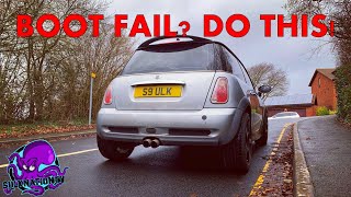 BOOTTAILGATE WONT OPEN DO THIS  R53 MINI COOPER S [upl. by Ulick211]