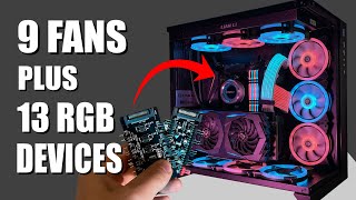 How To Install a Fan Hub  How To Install an Addressable RGB Hub [upl. by Ing]