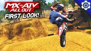 MX vs ATV All Out  First Look  Gameplay and Customization [upl. by Ansilma812]