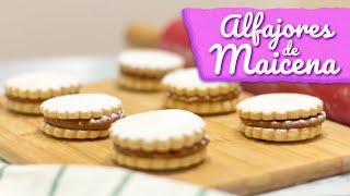 ALFAJORES CASEROS DE MAICENA A MANO  PASO A PASO  Aroly Carrasco [upl. by Redliw]