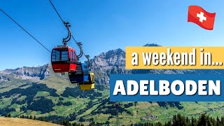 ADELBODEN SWITZERLAND  A weekend in Berner Oberland – Fall Foliage  a GIANT Swing [upl. by Brower]