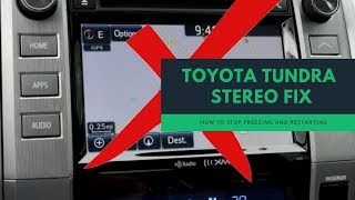 Toyota Tundra Radio Stereo Fix [upl. by Gray]