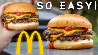 How To Make A McDonalds Cheeseburger At Home With Ease [upl. by Stoddart]