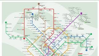 MRT MAP SINGAPORE GUIDE LINES [upl. by Bresee632]