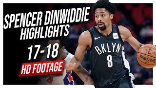 Nets PG Spencer Dinwiddie 20172018 Season Highlights ᴴᴰ [upl. by Enida]