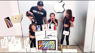 NO BUDGET AT THE APPLE STORE PART 2  Familia Diamond [upl. by Ahsetel]