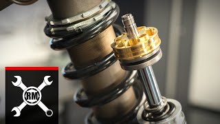 How To Install a Race Tech G3LD Shock Gold Valve Kit on a Dirt Bike [upl. by Enelrak]