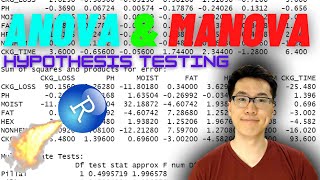 ANOVA and MANOVA Analysis in R [upl. by Adnalra951]