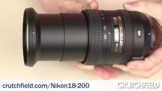 Nikon AFS DX 18200mm f3556G ED VR II Zoom Lens  Crutchfield Video [upl. by Barthold787]