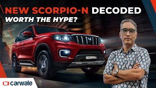 Mahindra Scorpio N 2022 Decoded  Worth The Hype  CarWale [upl. by Benny]