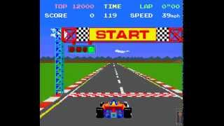 Arcade Game Pole Position 1982 NamcoAtari [upl. by Airrat]