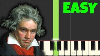 HOW TO PLAY Für Elise for Beginners Easy Piano Tutorial Synthesia [upl. by Rivers]