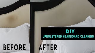 DIY How to Clean An Upholstered Headboard [upl. by Aicele]