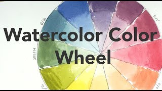 Color mixing lesson for beginners  the Watercolor Color Wheel [upl. by Eirot266]