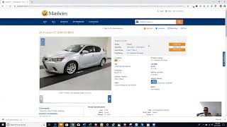 How To Buy Cars Online From The Auction Using Manheim Website [upl. by Aiouqes854]