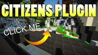 Citizens Plugin  Bungee NPC  Minecraft Plugins [upl. by Nilo]