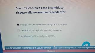 Risposte quiz finale alternanza scuola lavoro modulo 8 [upl. by Thirza502]