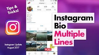 How to Edit Instagram Bio  Multiple Lines Tips amp Tricks [upl. by Ynffit]