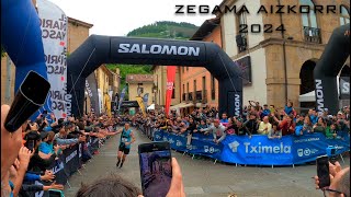 ZEGAMA AIZKORRI 2024 LLEGADA [upl. by Udell]