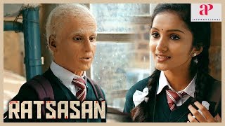 Ratsasan Movie Scenes  Vishnu Vishal learns Saravanans past  Radha Ravi  Kaali Venkat [upl. by Vale]