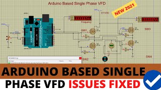 Arduino Based Single Phase VFD ALL Details  DIY Project [upl. by Aleafar]