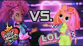 LOL Surprise OMG Fashion Dolls VS Wild Hearts Crew [upl. by Nahs]