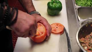 Chef Christos Cooking The Best Authentic Greek Stuffed TomatoesGemista [upl. by Agarhs626]