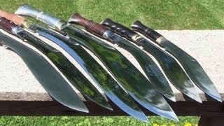 Amazing Khukuri Collection Nepalese Kukris [upl. by Aihseken]