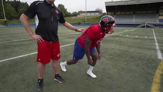 Defensive Line Drills  Part 4 The 2point stance [upl. by Holder]