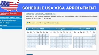 How to schedule USA Visa appointment online  Step by Step 2020 [upl. by Kristine]