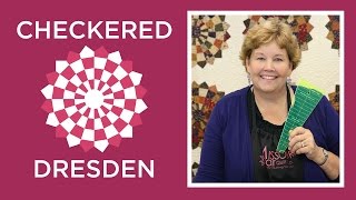 Make an Easy Checkered Dresden Quilt with Jenny Doan of Missouri Star Video Tutorial [upl. by Fortier]