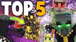 Top 5 Deadliest Mob Attacks In Minecraft [upl. by Tippets]