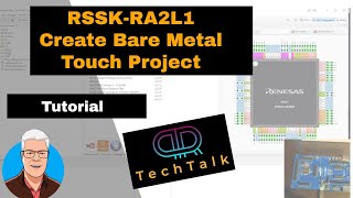 RENESAS RSSKRA2L1 Creating a Touch Project using E2 Studio and FSP230 [upl. by Ahsoym193]